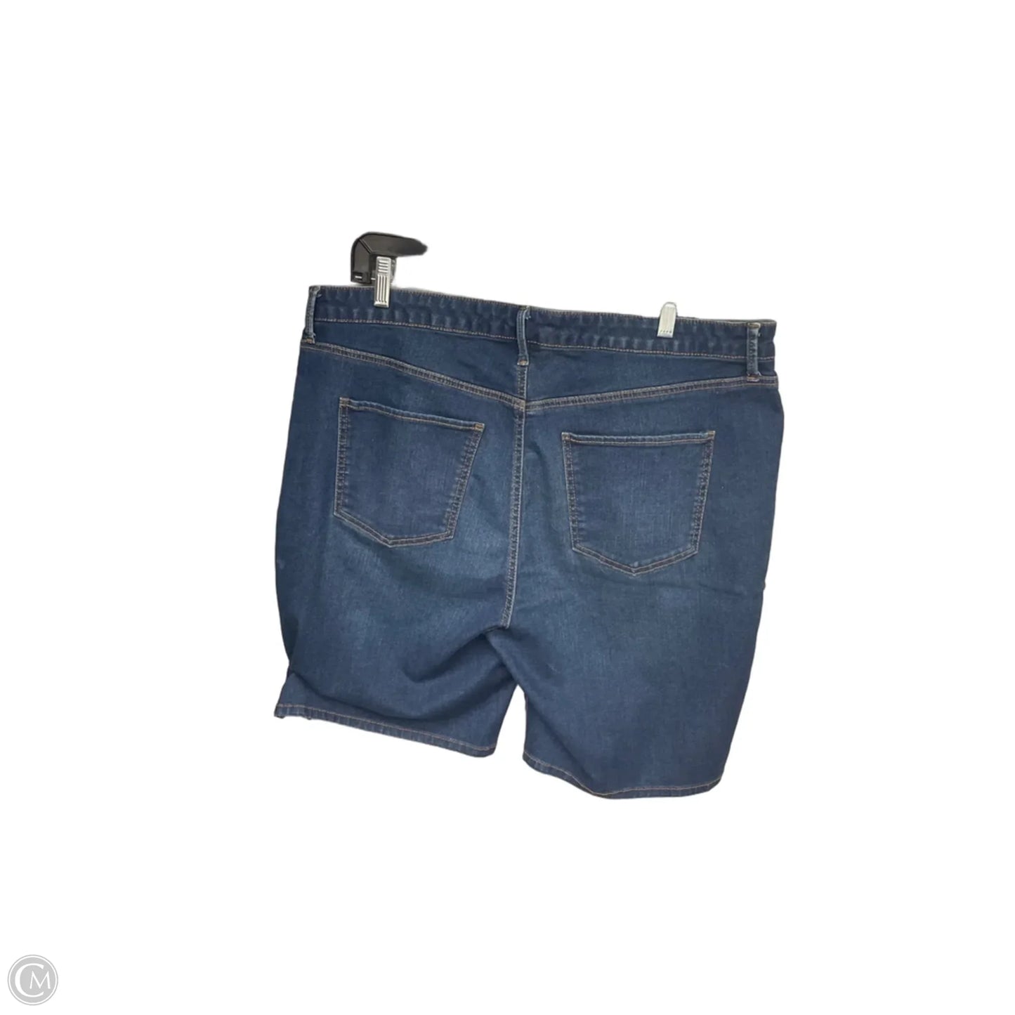 Shorts By Gloria Vanderbilt In Blue Denim, Size: 16