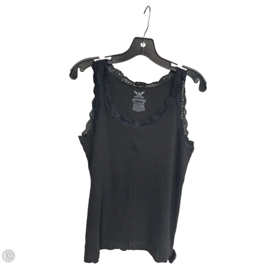 Tank Top By Faded Glory In Black, Size: 2x