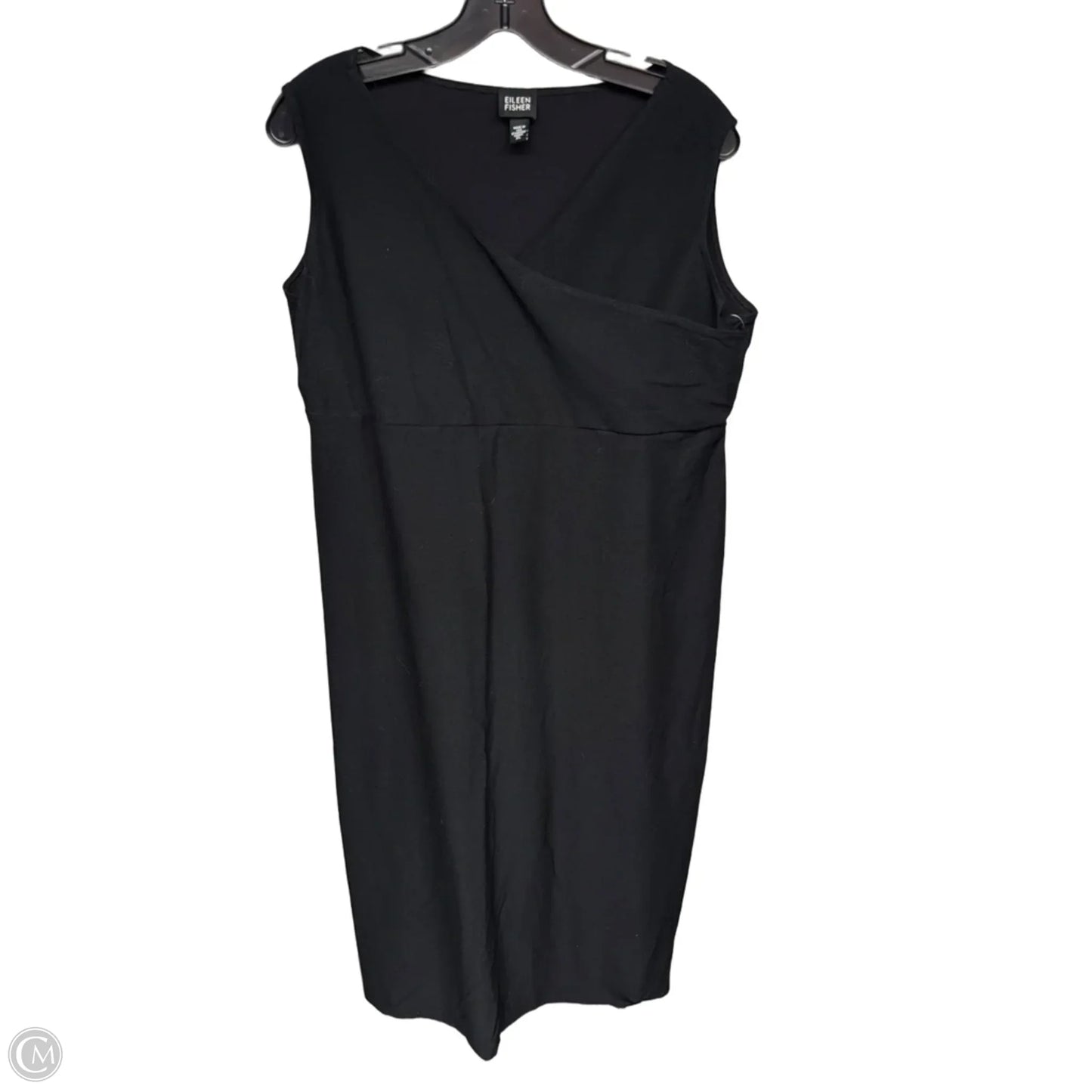 Dress Casual Maxi By Eileen Fisher In Black, Size: Xl