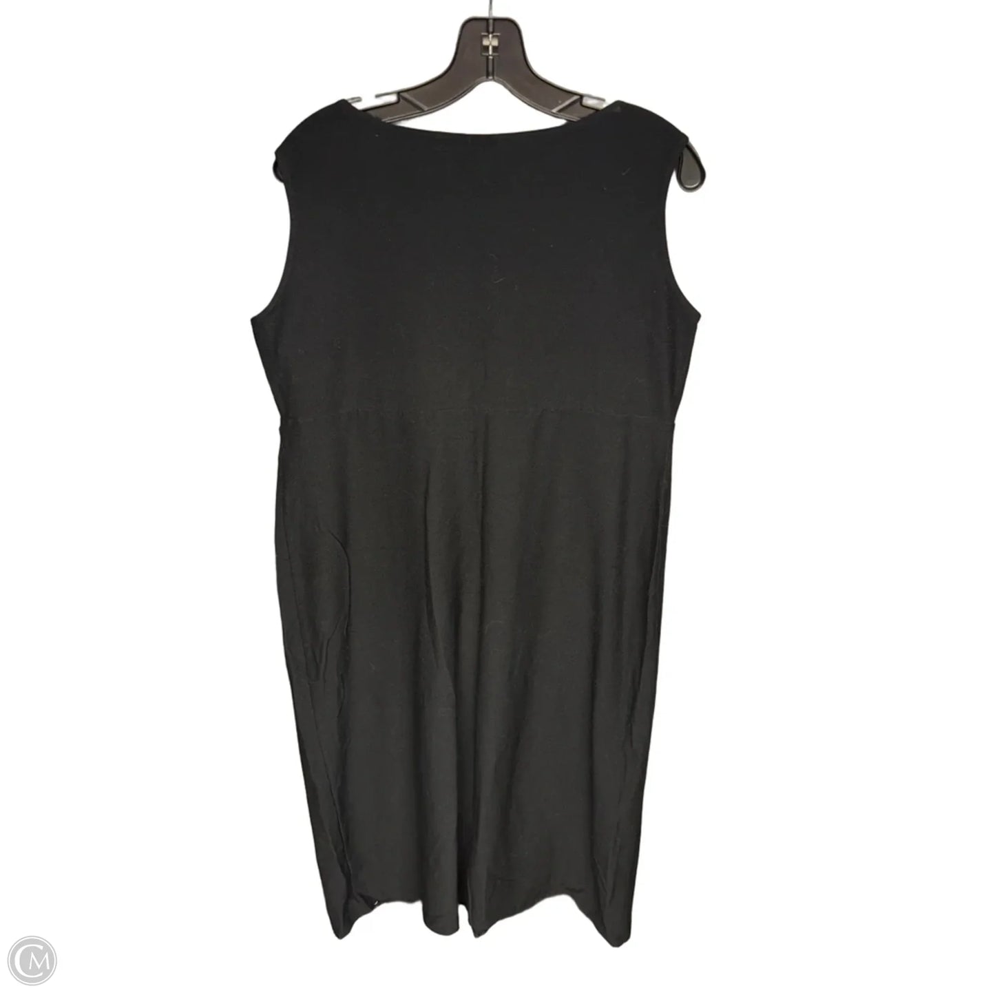 Dress Casual Maxi By Eileen Fisher In Black, Size: Xl