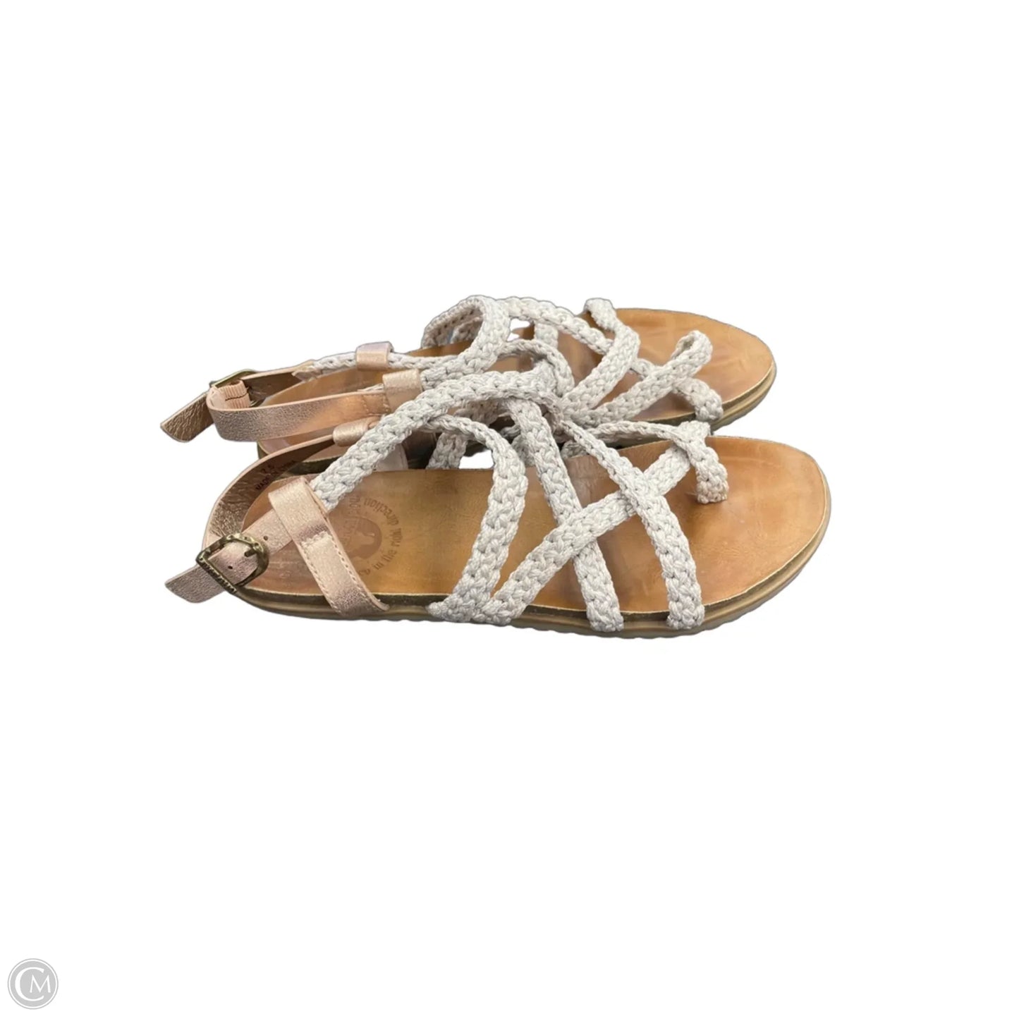 Sandals Flats By Blowfish In Beige, Size: 7.5