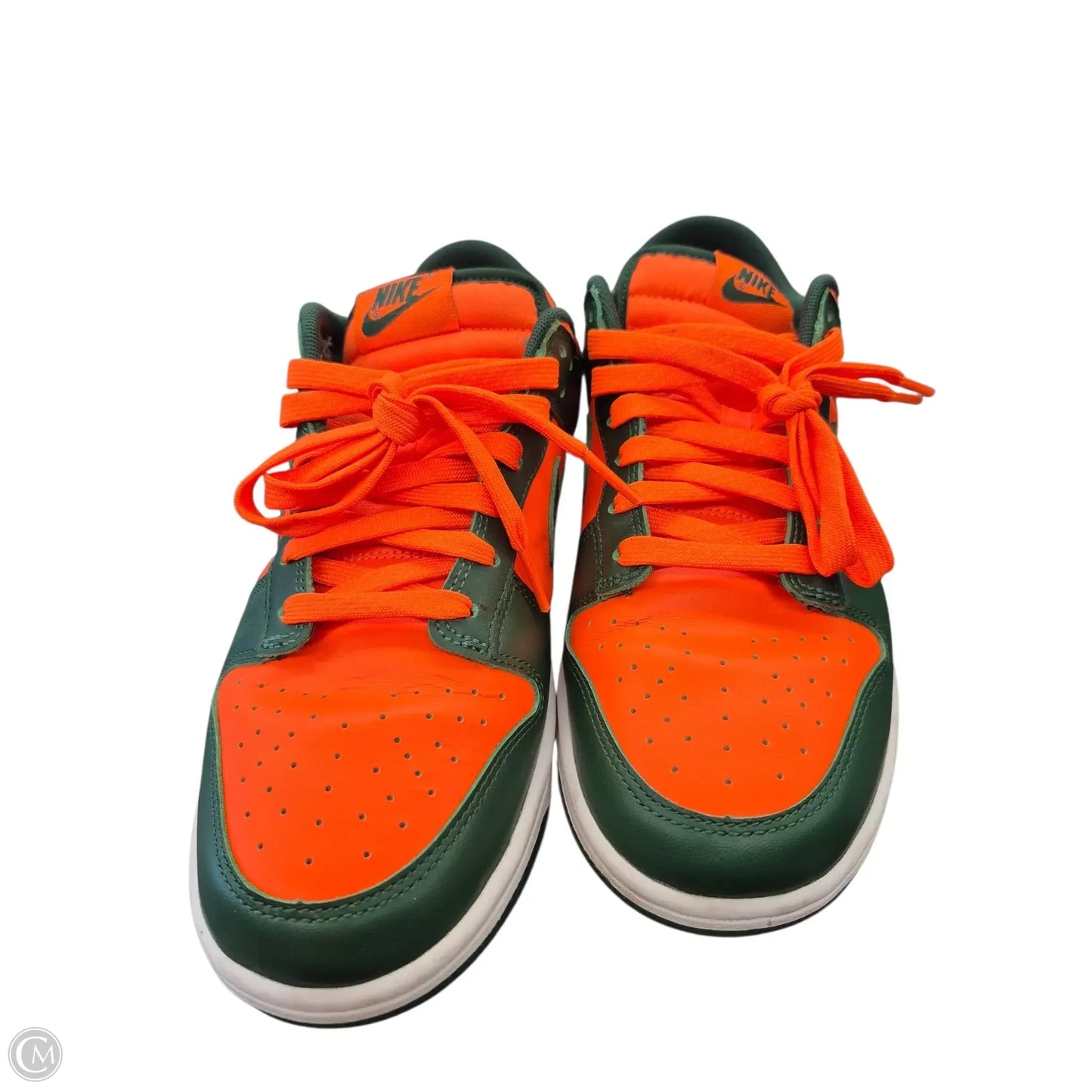 Shoes Athletic By Nike In Green & Orange, Size: 8