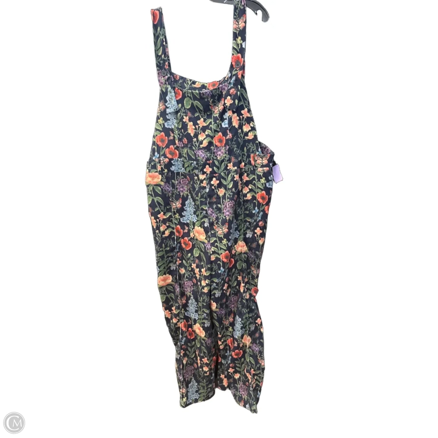 Jumpsuit By Cider In Floral Print, Size: 2x