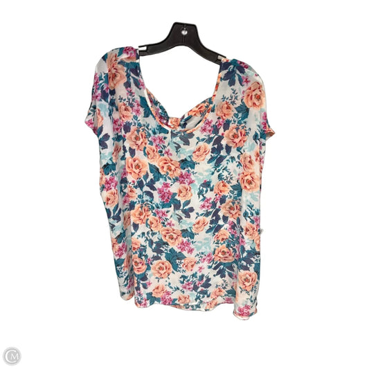 Top Sleeveless By Torrid In Floral Print, Size: 3x