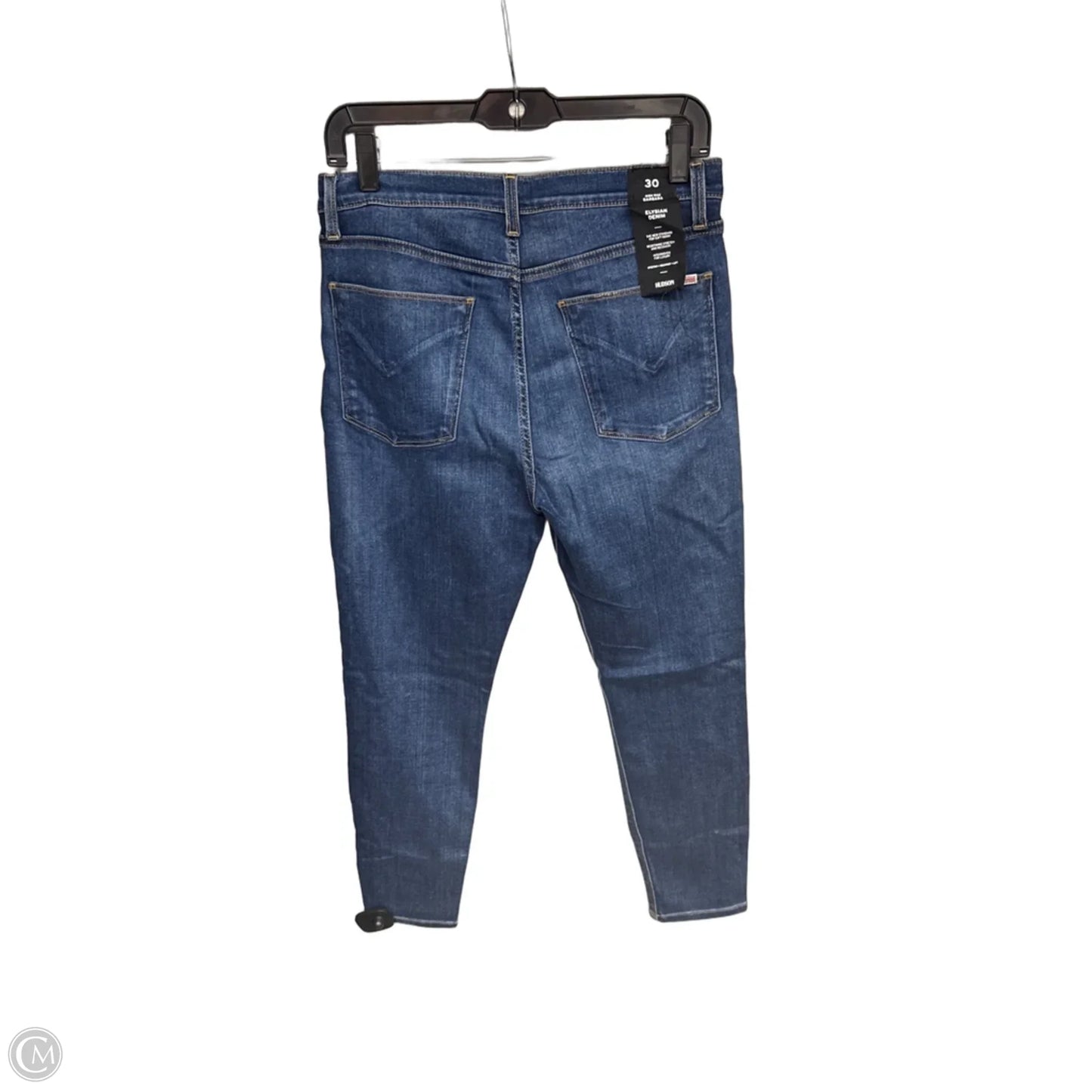 Jeans Skinny By Hudson In Blue Denim, Size: 30