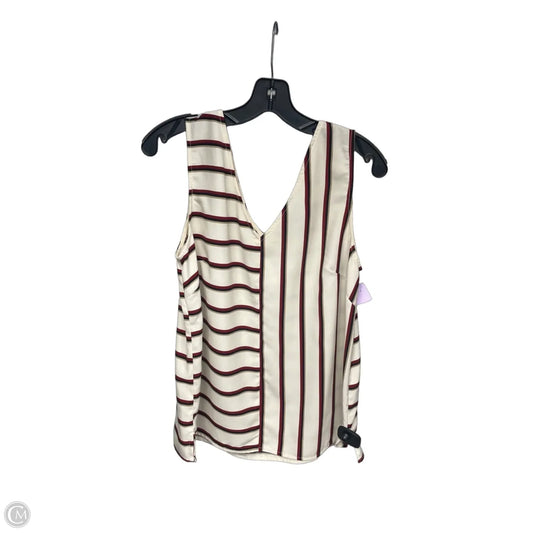 Top Sleeveless By Sunday In Brooklyn In Striped Pattern, Size: L