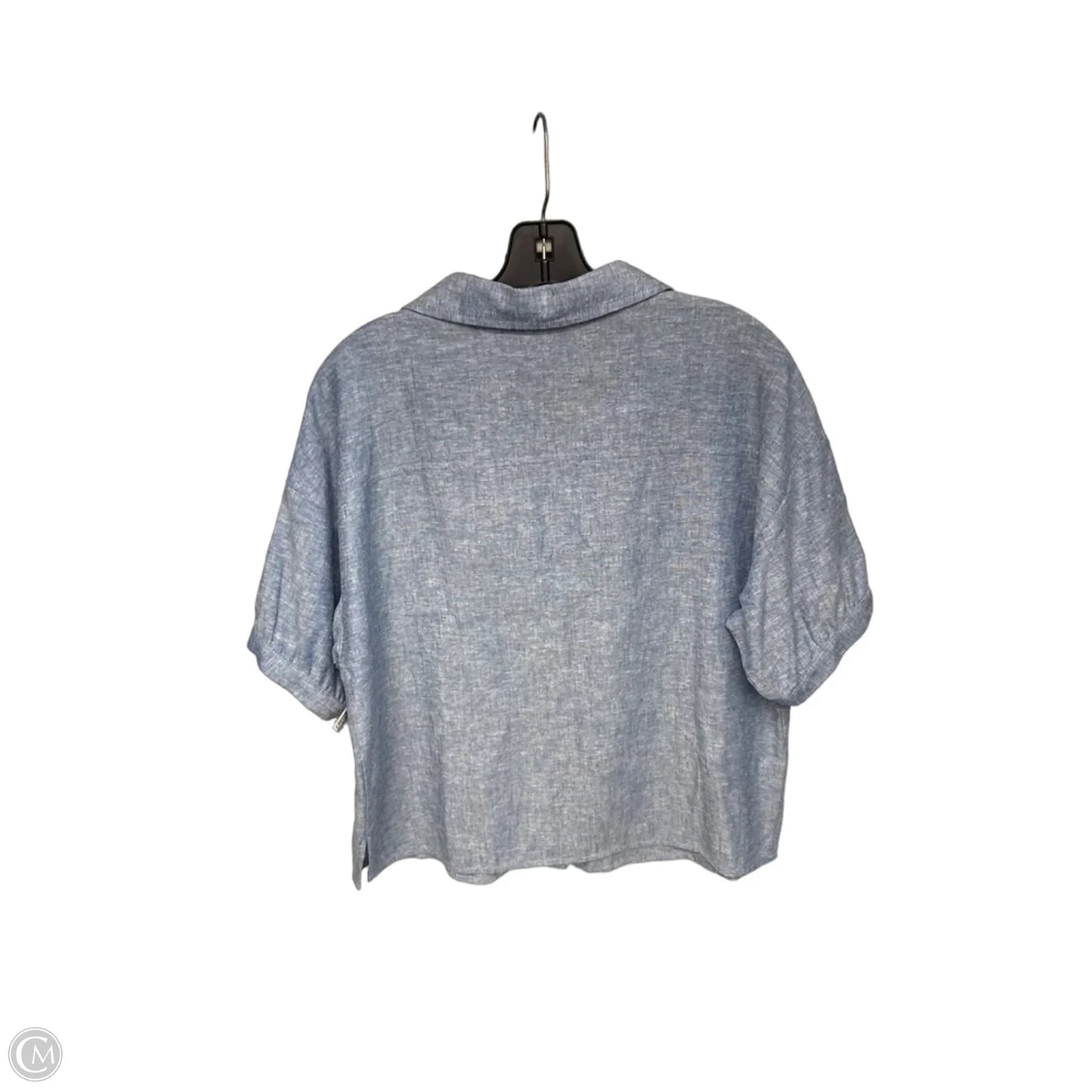 Top Short Sleeve By Maison Jules In Blue, Size: M