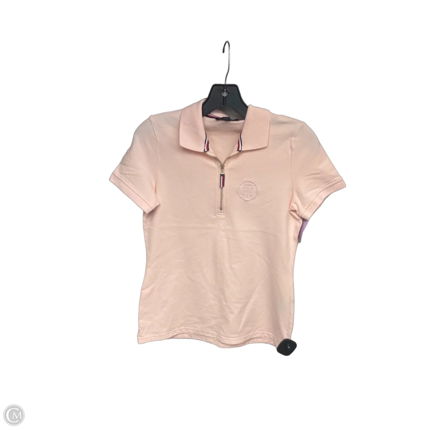 Top Short Sleeve By Tommy Hilfiger In Pink, Size: Xs