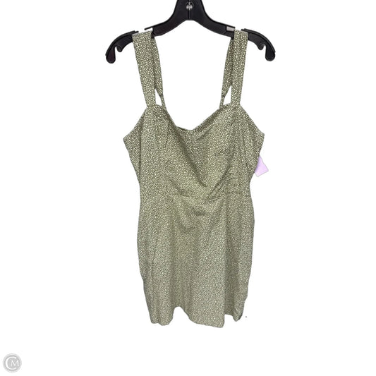 Dress Casual Midi By Abercrombie And Fitch In Green, Size: L