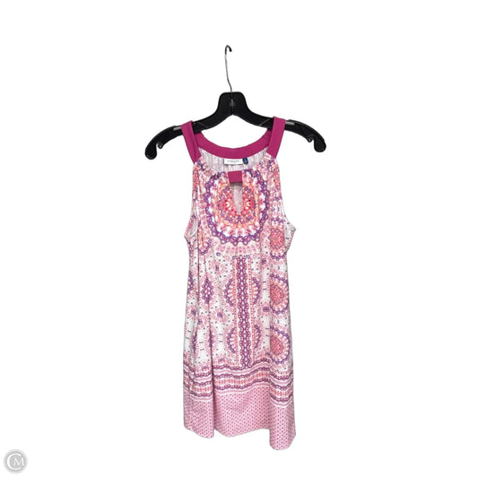 Dress Casual Midi By Cabana Life In Pink & Purple, Size: M