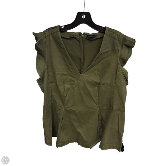Top Short Sleeve By Lane Bryant In Green, Size: 20
