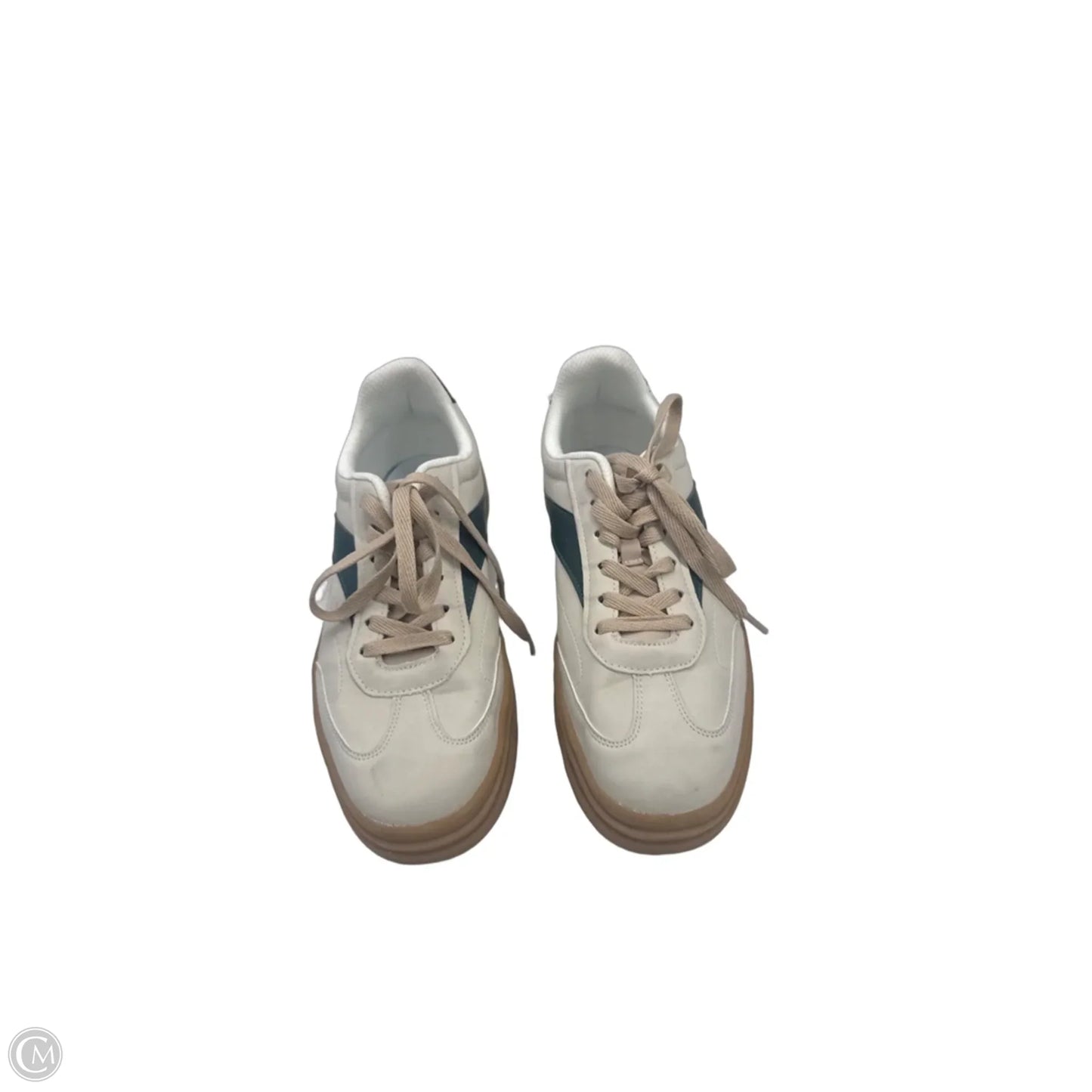 Shoes Sneakers By Dream Pairs In Green & Grey, Size: 9.5