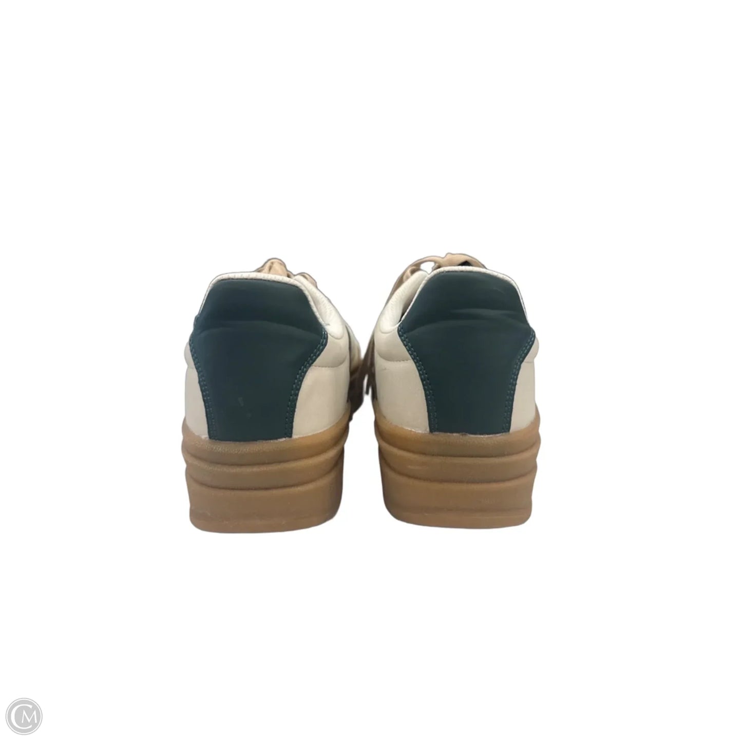 Shoes Sneakers By Dream Pairs In Green & Grey, Size: 9.5