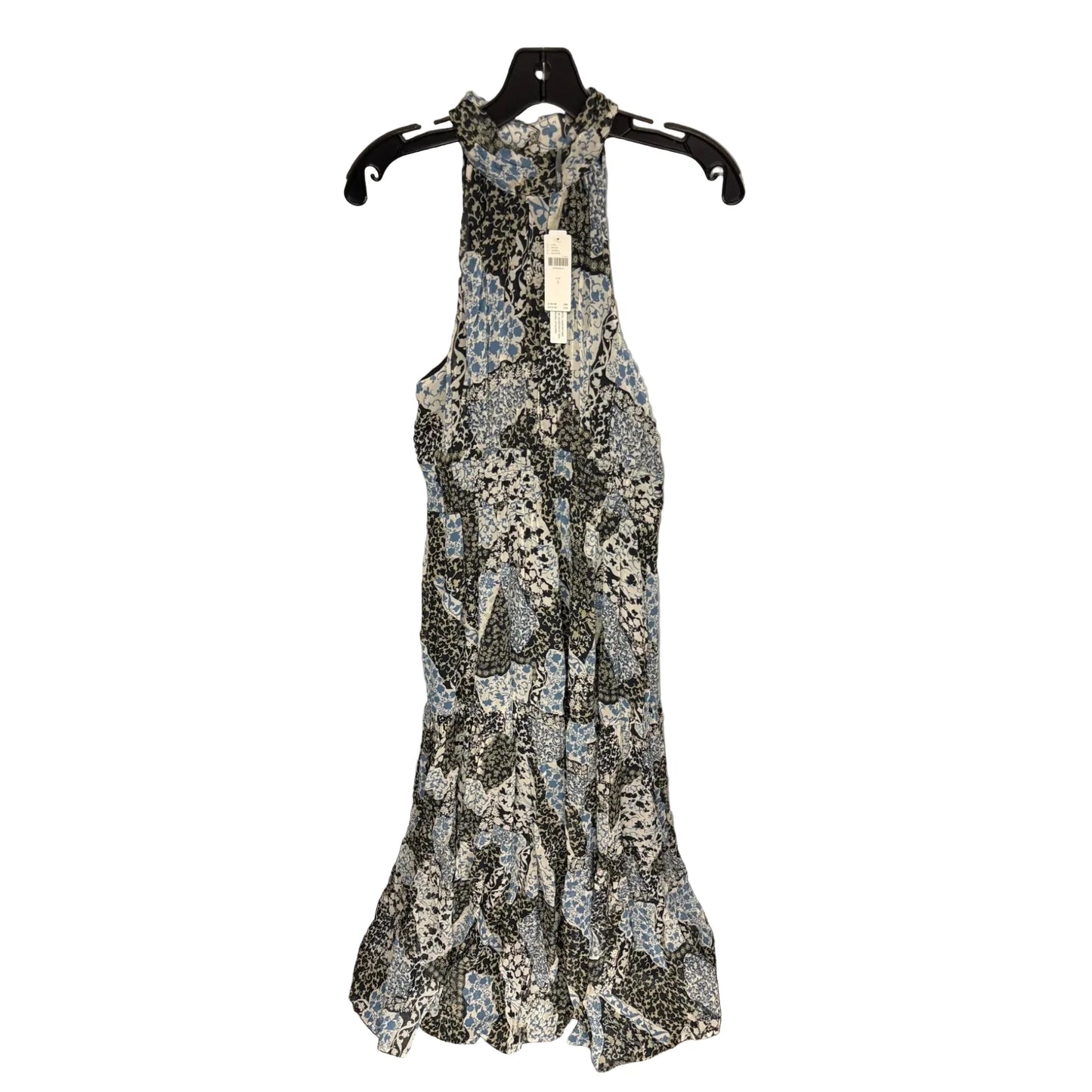 Dress Casual Maxi By Anthropologie In Black & Blue, Size: S