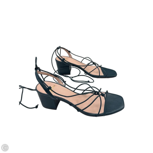Sandals Heels Block By J. Crew In Green, Size: 7.5