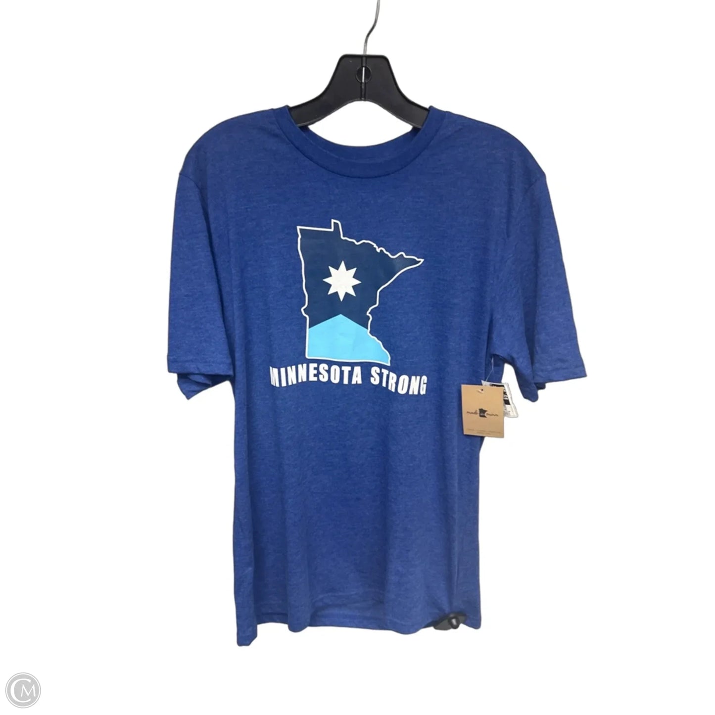 Top Short Sleeve By District In Blue, Size: S