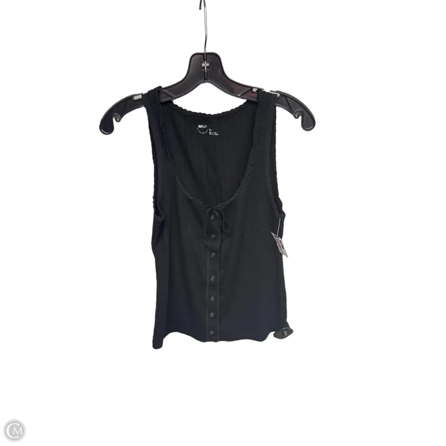 Top Sleeveless By Aerie In Black, Size: M
