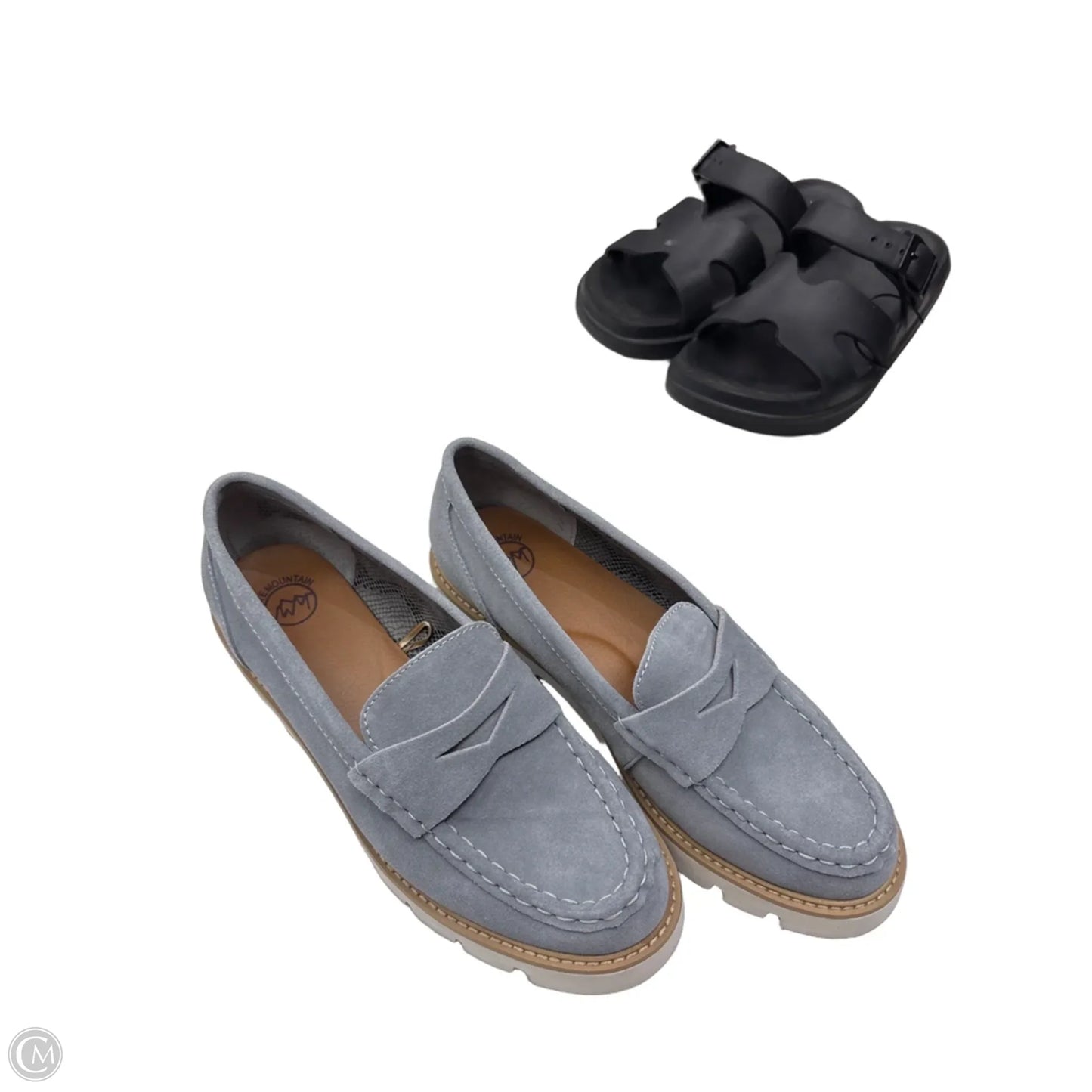 Shoes Heels Block By White Mountain In Blue, Size: 9