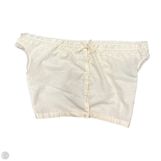 Top Sleeveless By John Galt In Cream, Size: Xs