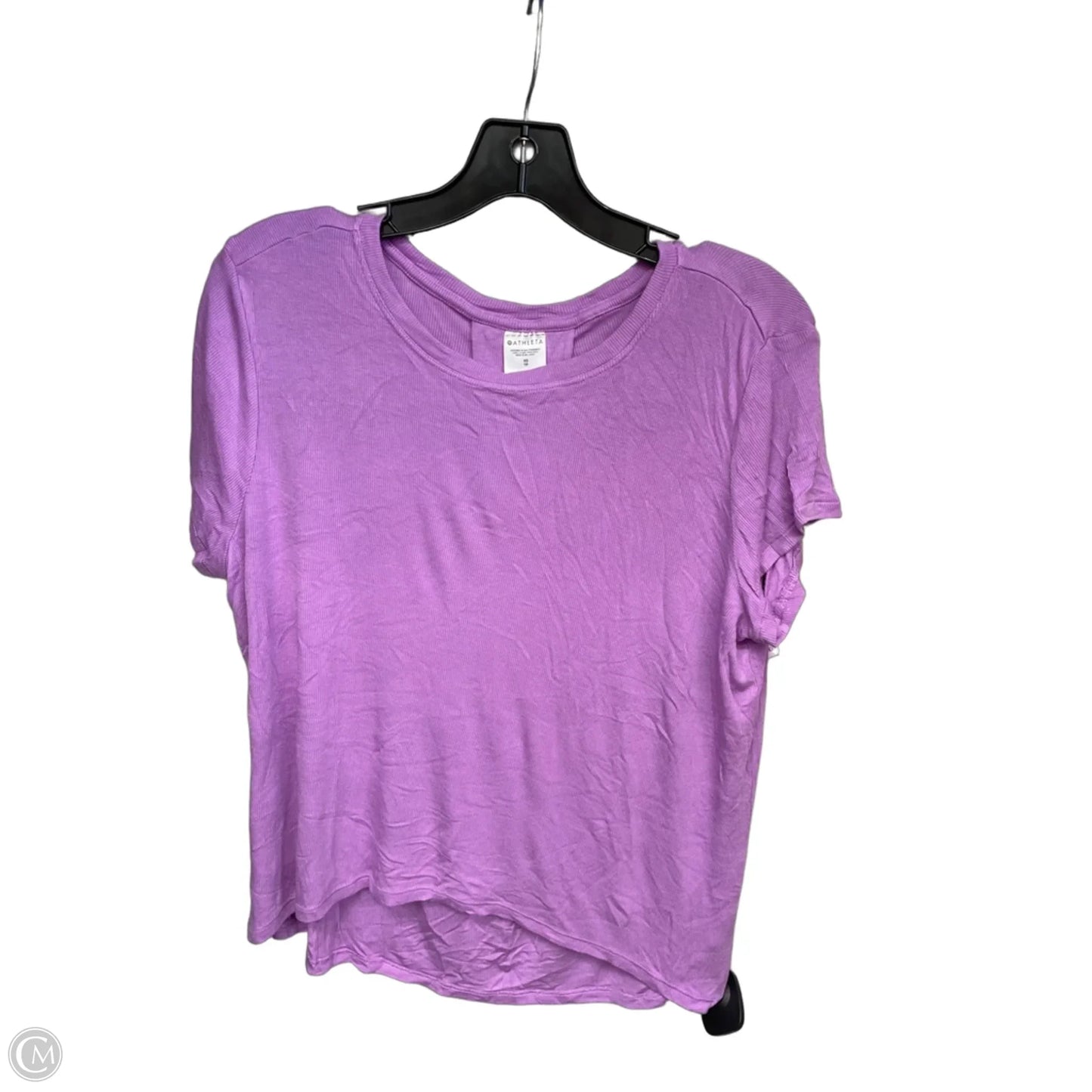 Athletic Top Short Sleeve By Athleta In Purple, Size: Xs