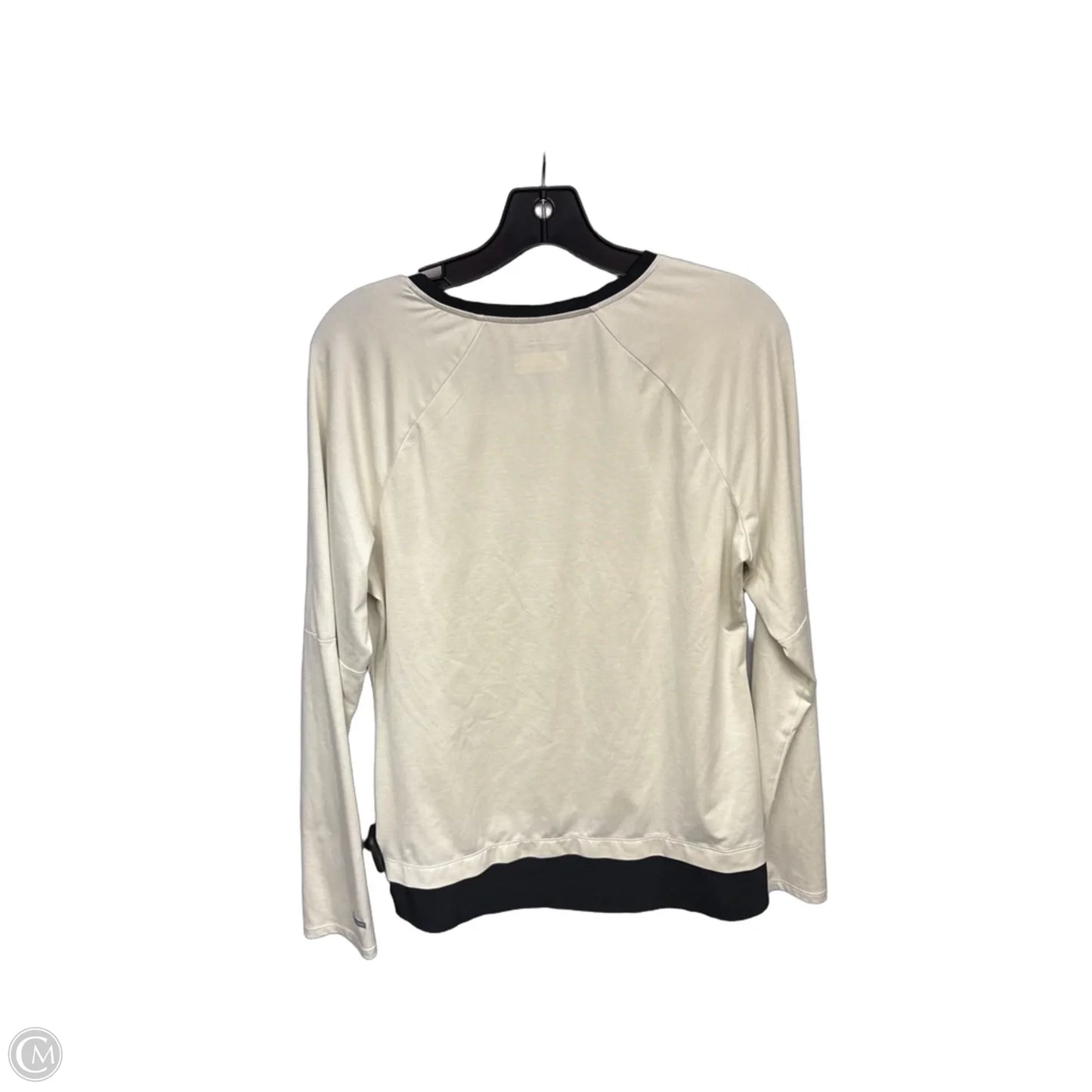 Athletic Top Long Sleeve Crewneck By Columbia In Black & Green, Size: M