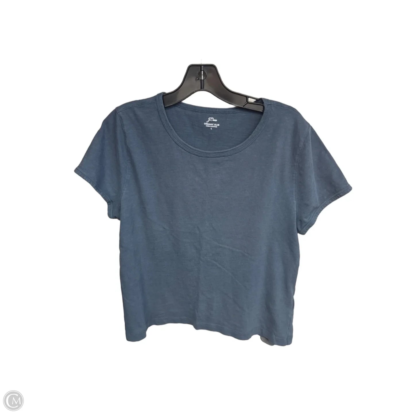 Top Short Sleeve By J. Crew In Blue, Size: L