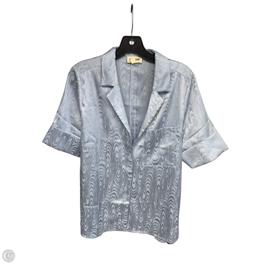 Top Short Sleeve By Open Edit In Blue, Size: Xs