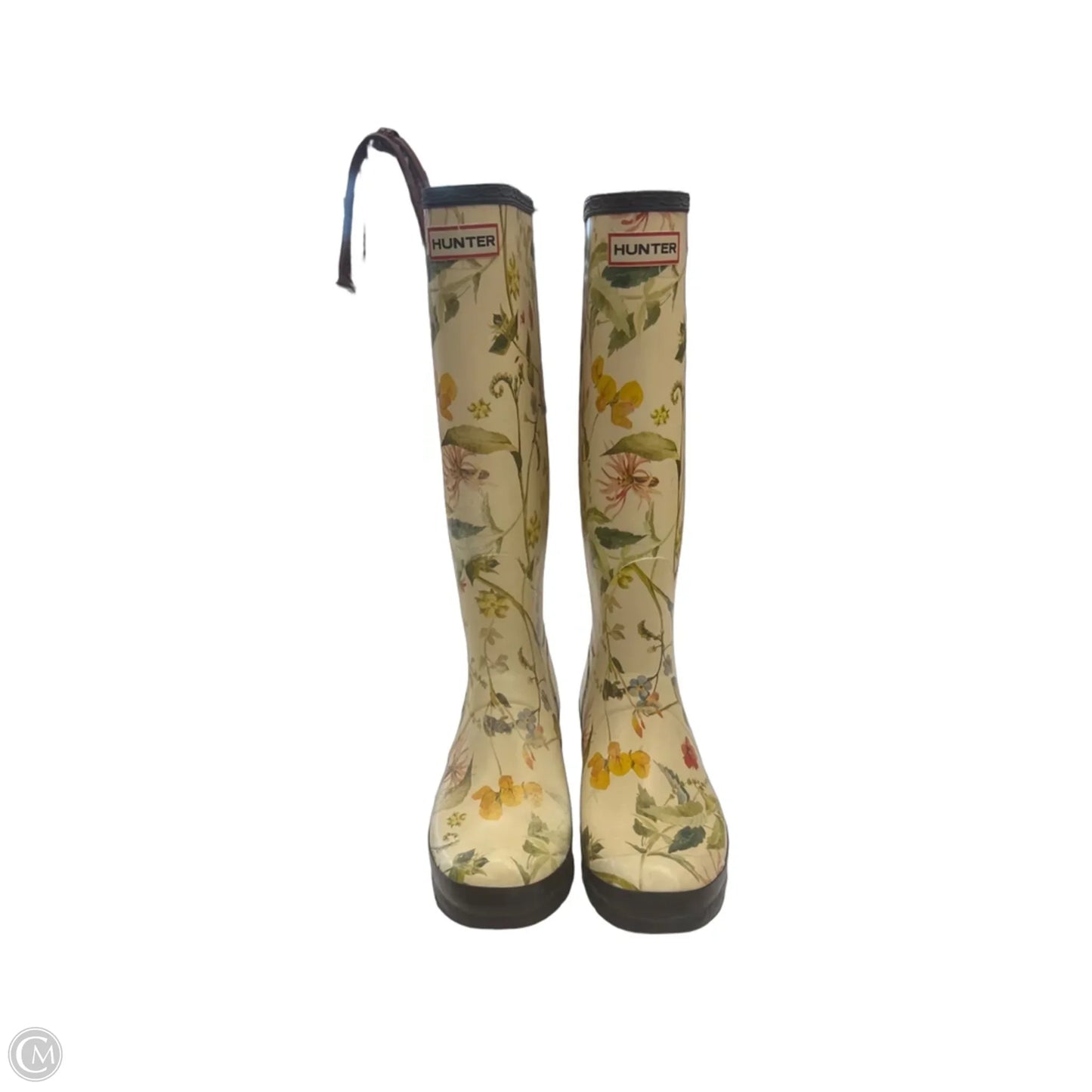 Boots Rain By Hunter In Floral Print, Size: