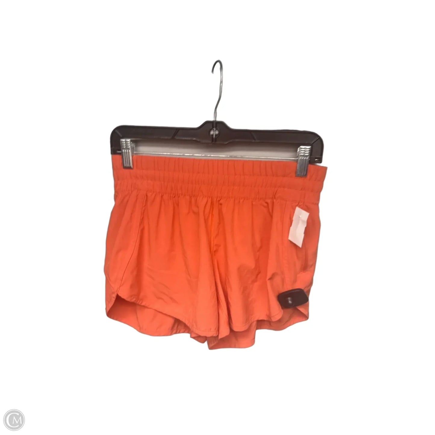 Athletic Shorts By Lululemon In Orange, Size: 8