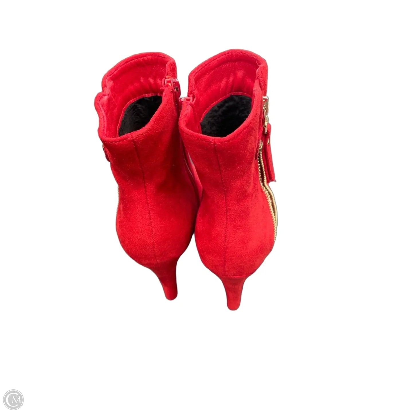 Boots Ankle Heels By Dream Pairs In Red, Size: 7.5
