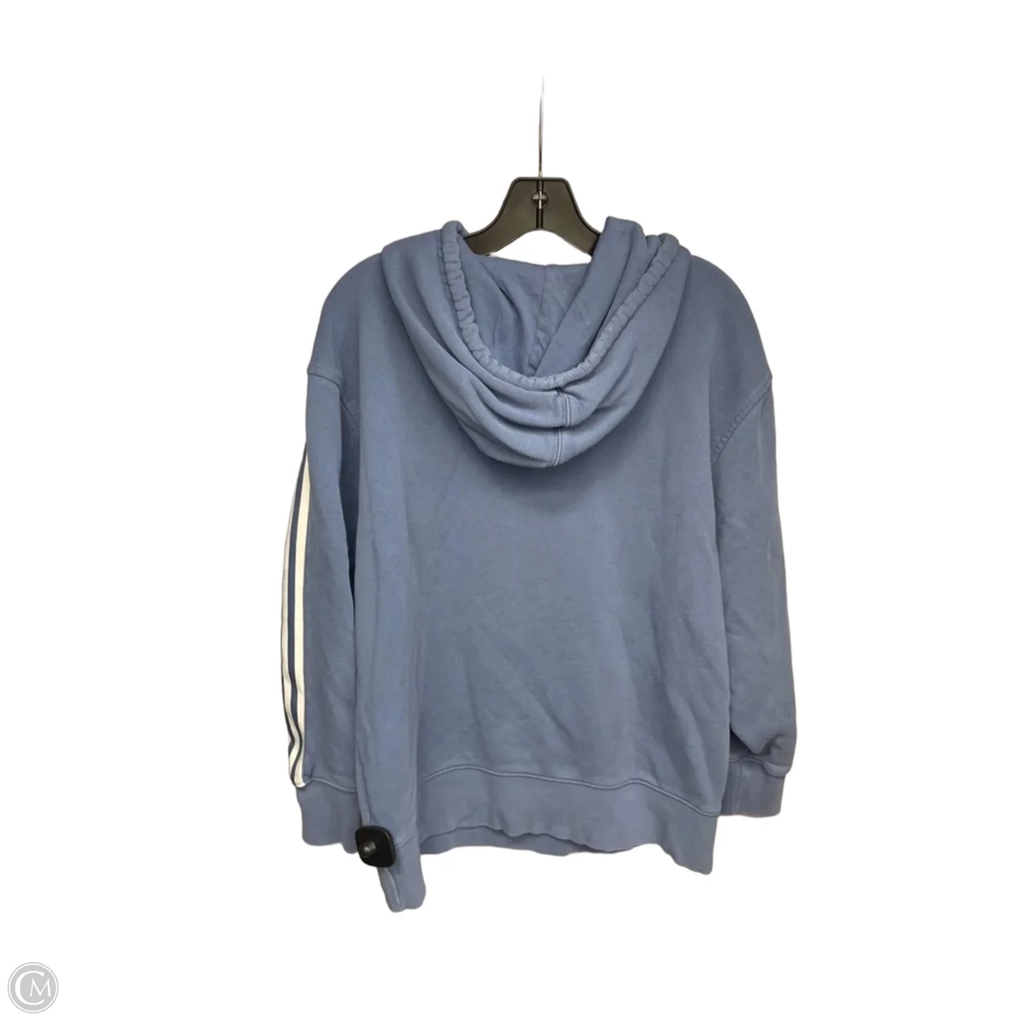 Athletic Sweatshirt Hoodie By Adidas In Blue, Size: Xs
