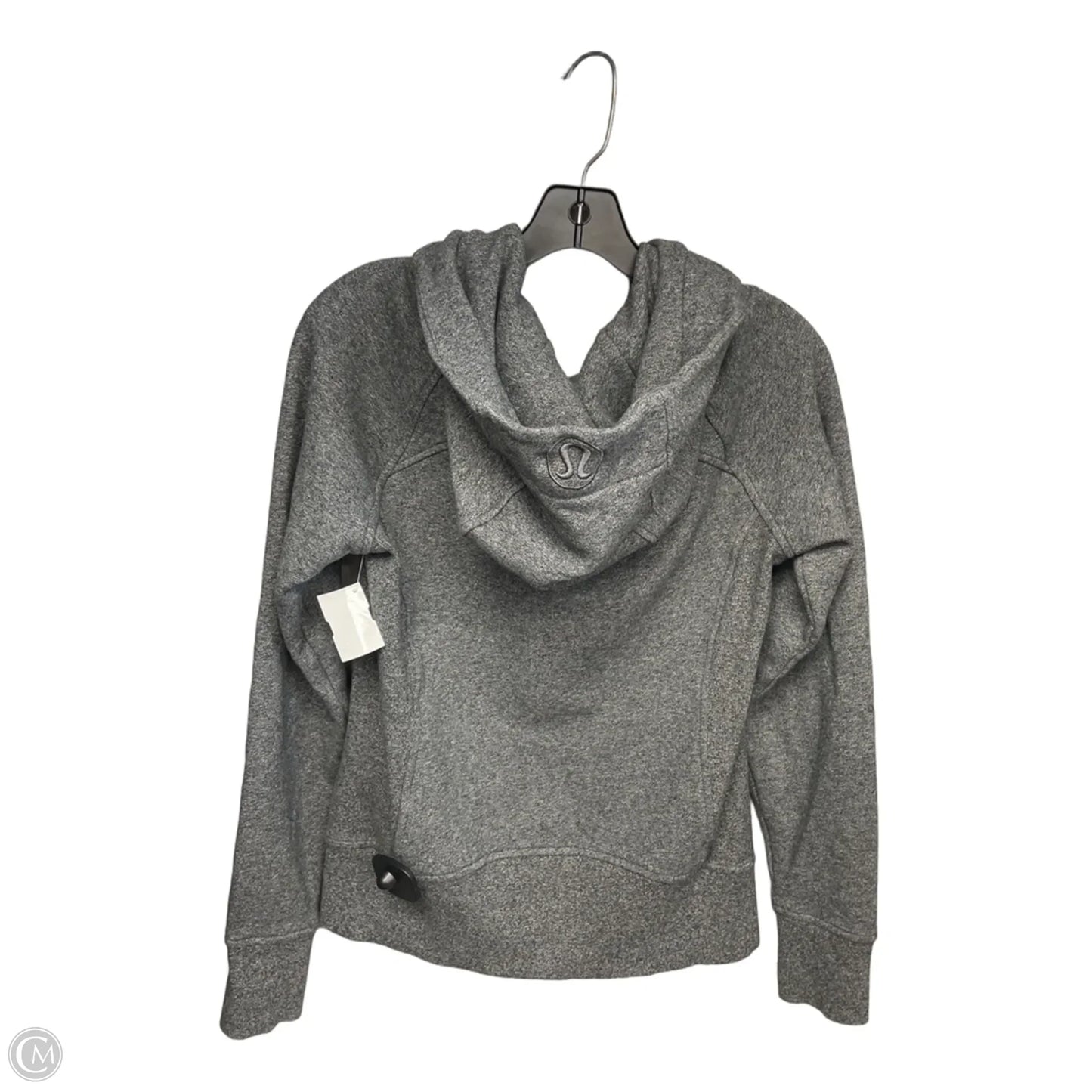 Athletic Jacket By Lululemon In Grey, Size: 6