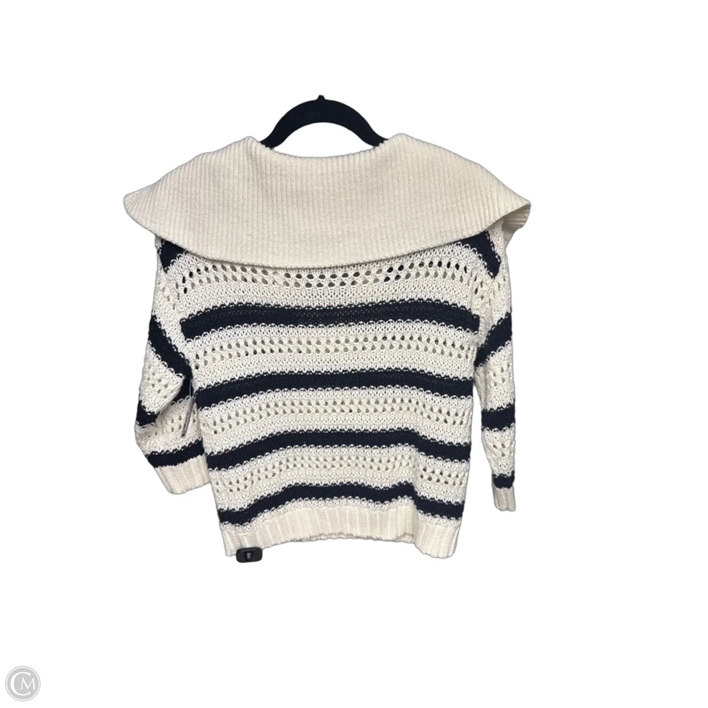 Sweater By Astr In Black & Cream, Size: M