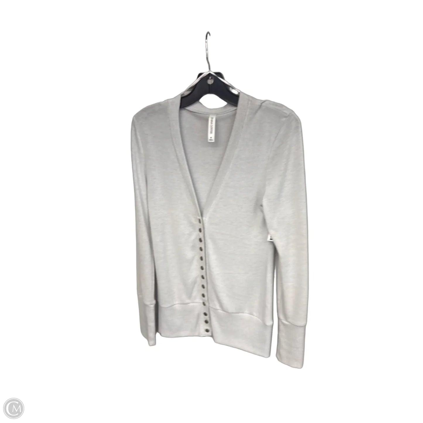 Cardigan By Zenana Outfitters In Grey, Size: M