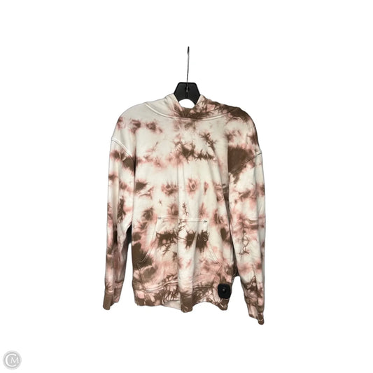 Athletic Sweatshirt Hoodie By Lululemon In Tie Dye Print, Size: 6