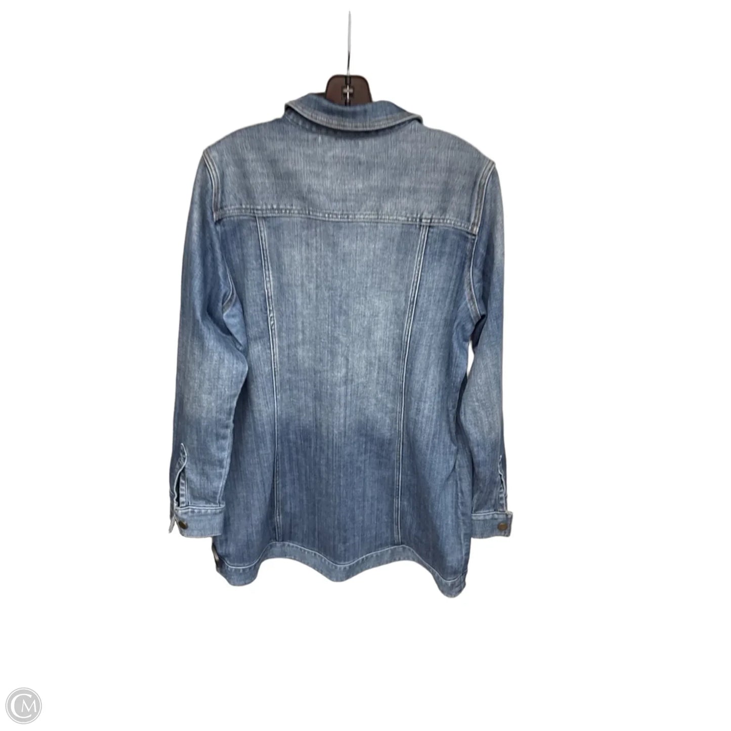 Jacket Denim By Liverpool In Blue Denim, Size: L
