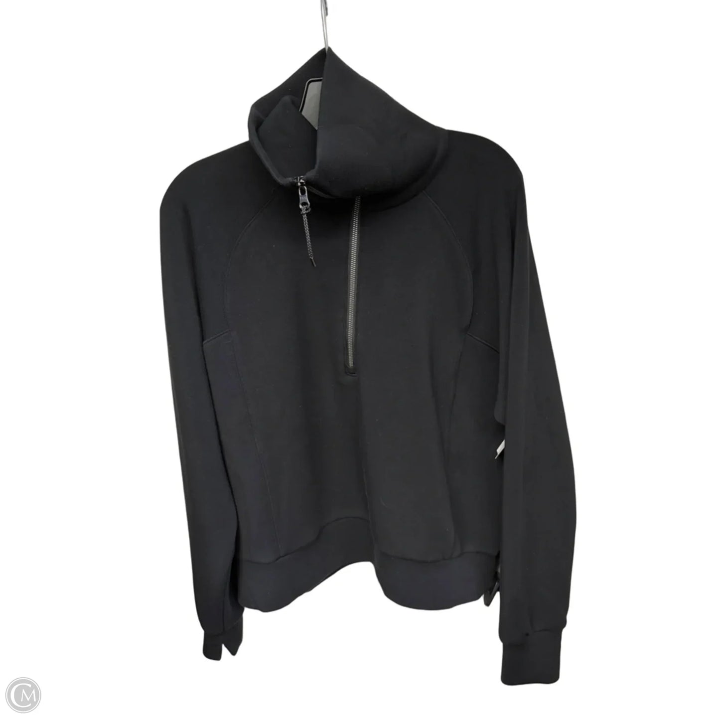 Sweatshirt Collar By Spanx In Black, Size: L
