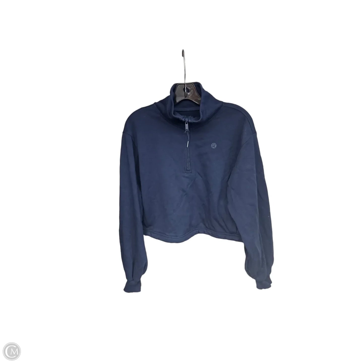 Athletic Sweatshirt Collar By Lululemon In Blue, Size: Xs