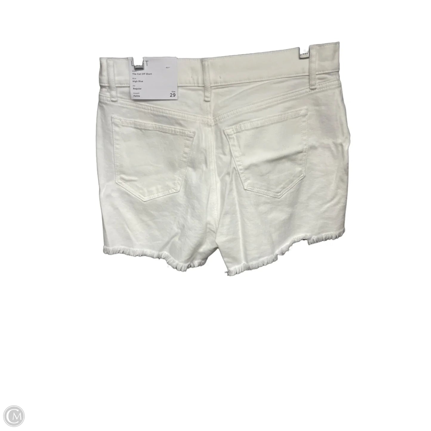 Shorts By Loft In White Denim, Size: 8p