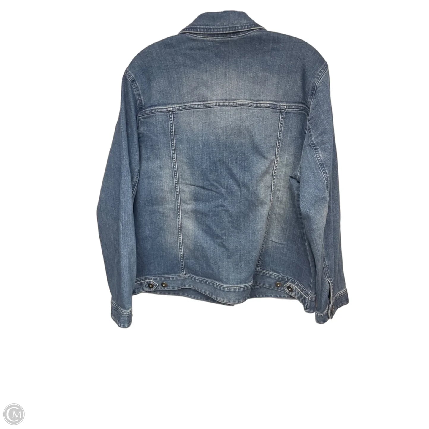 Jacket Denim By J. Jill In Blue Denim, Size: 1x