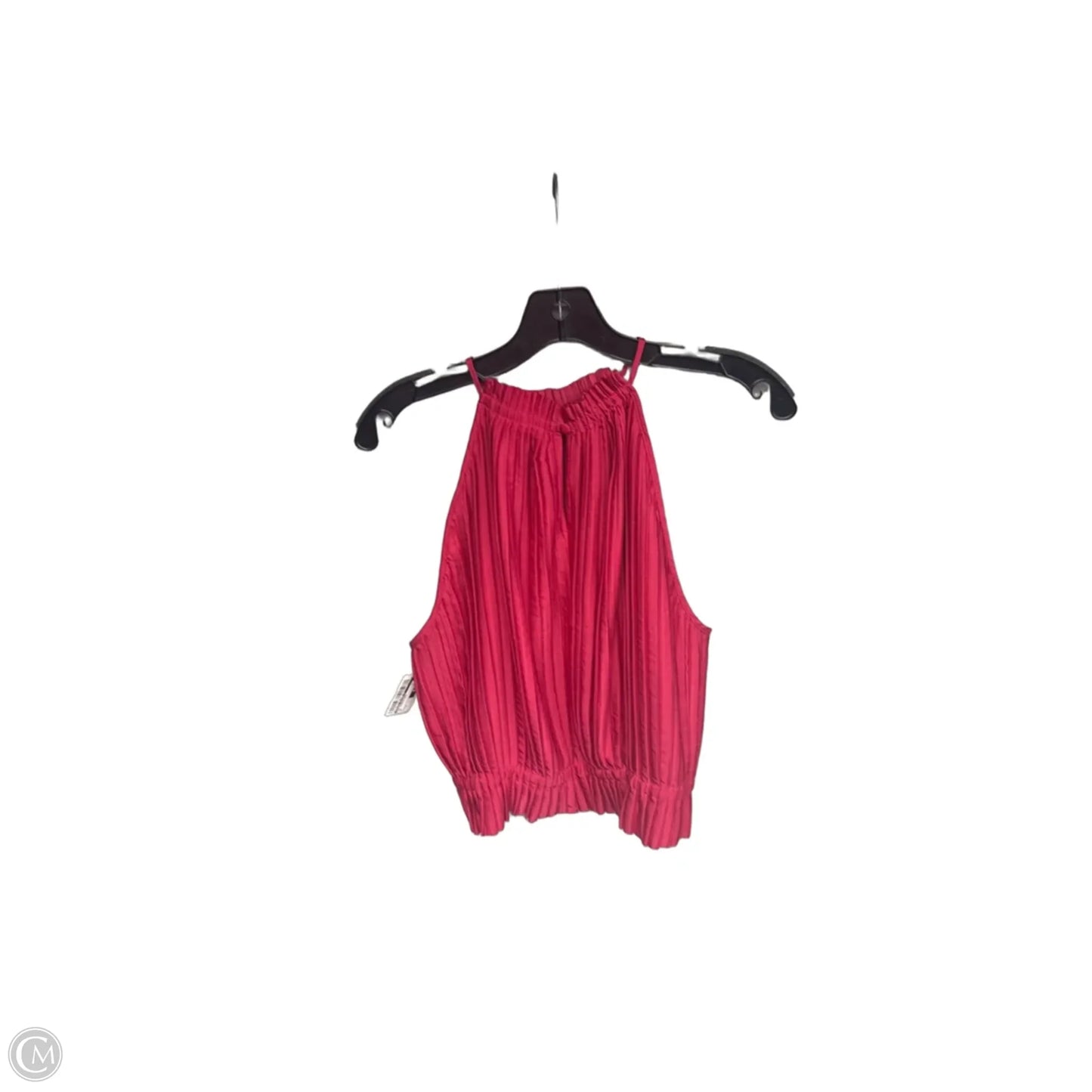Top Sleeveless By Banana Republic In Red, Size: M