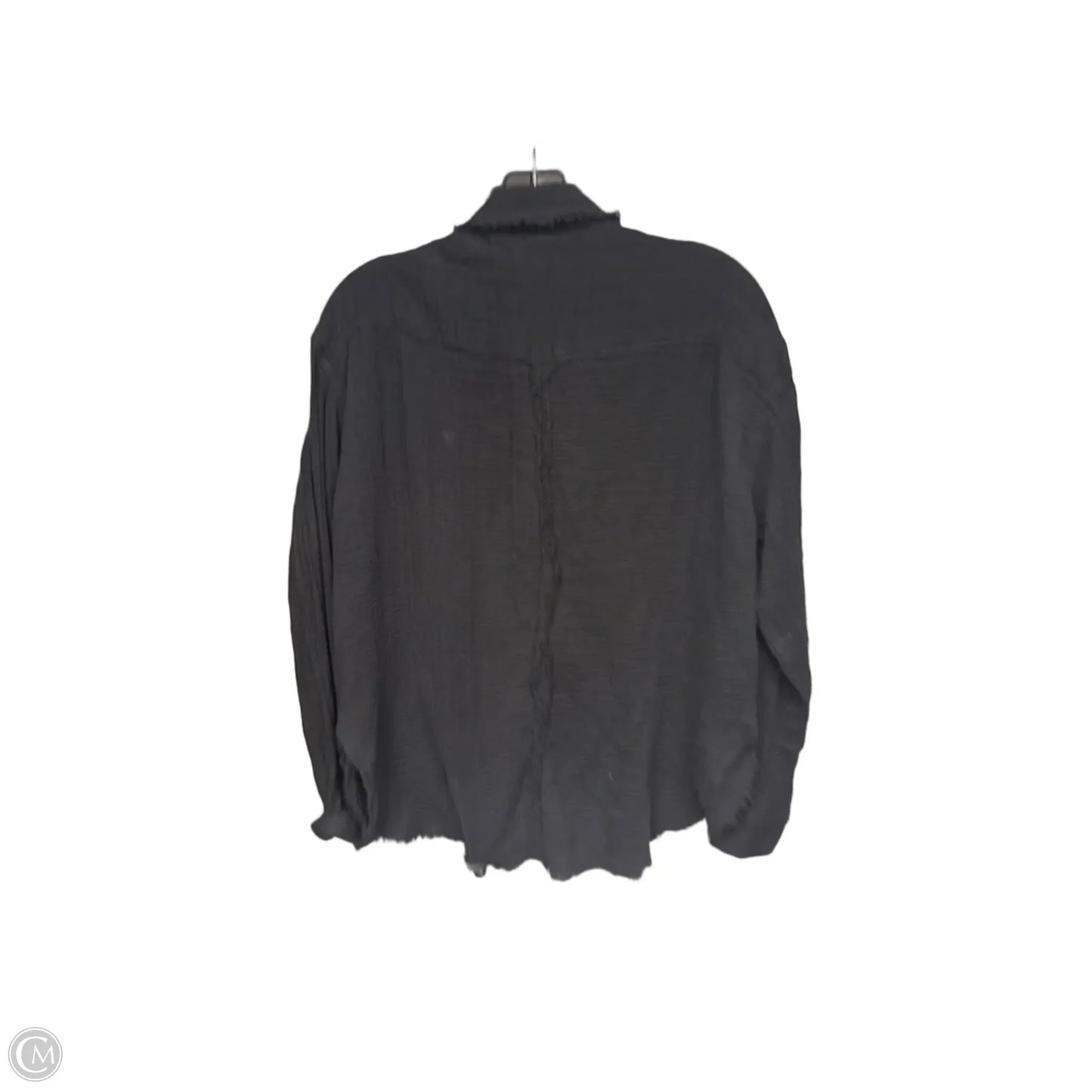 Top Long Sleeve By Urban Outfitters In Black, Size: S