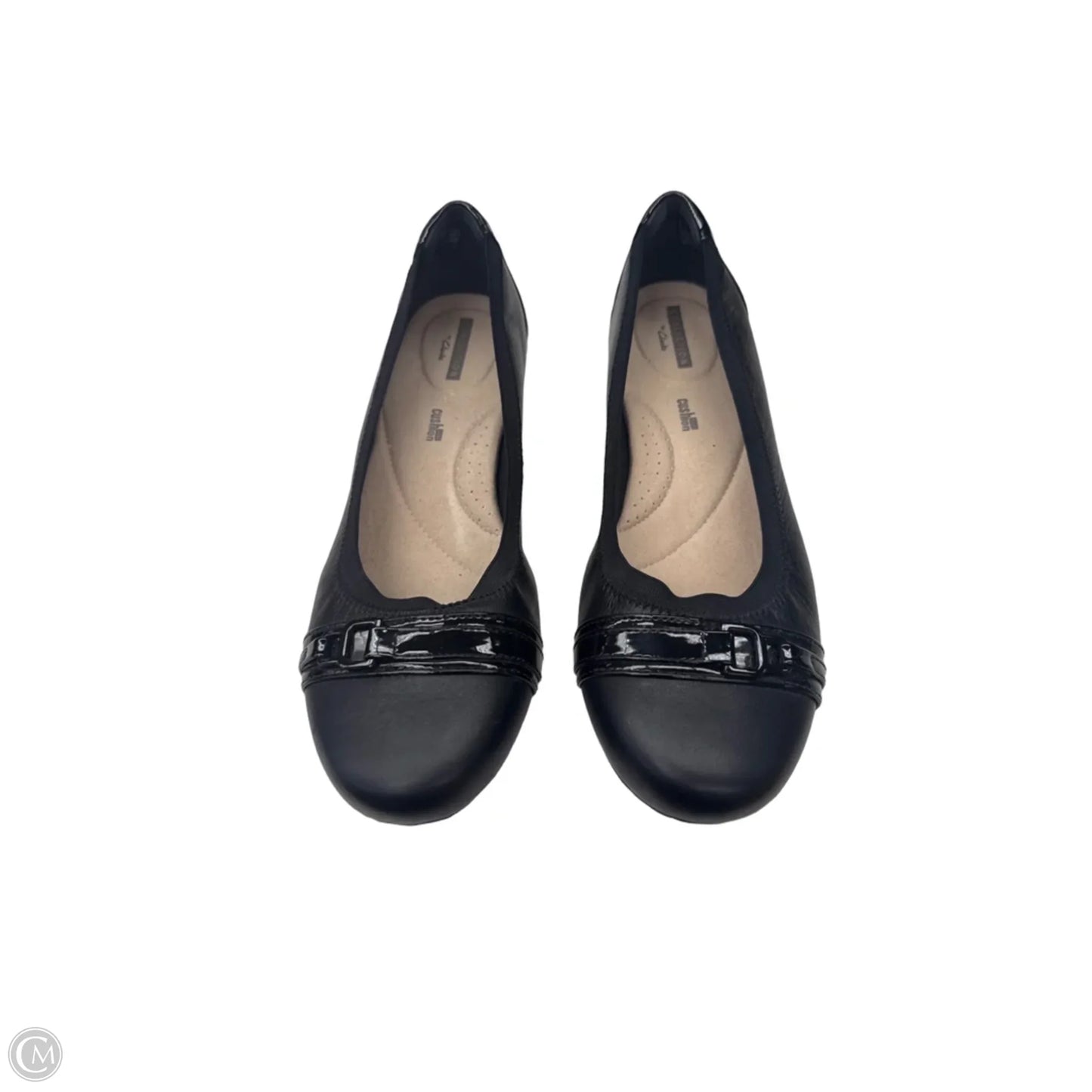 Shoes Flats By Clarks In Black, Size: 9.5