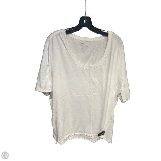 Top Short Sleeve By Aerie In White, Size: Xl