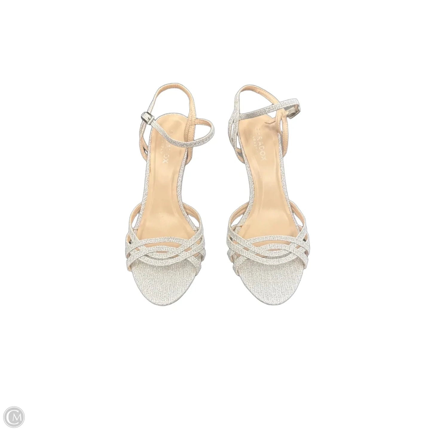 Shoes Heels Kitten By Paradox In Silver, Size: 8