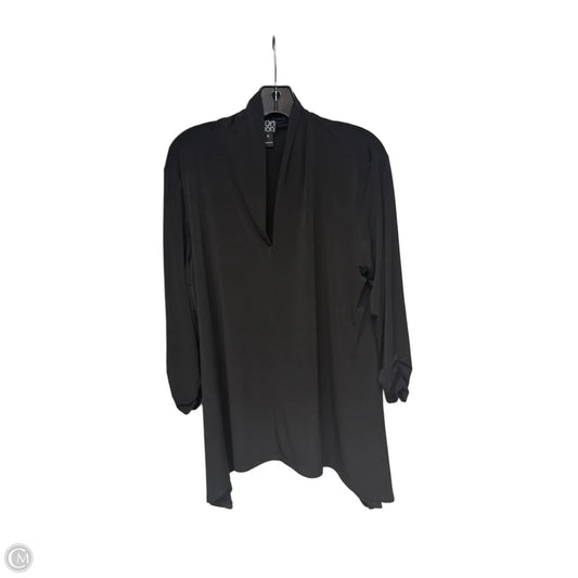 Top Long Sleeve By Clara Sun Woo In Black, Size: 1x