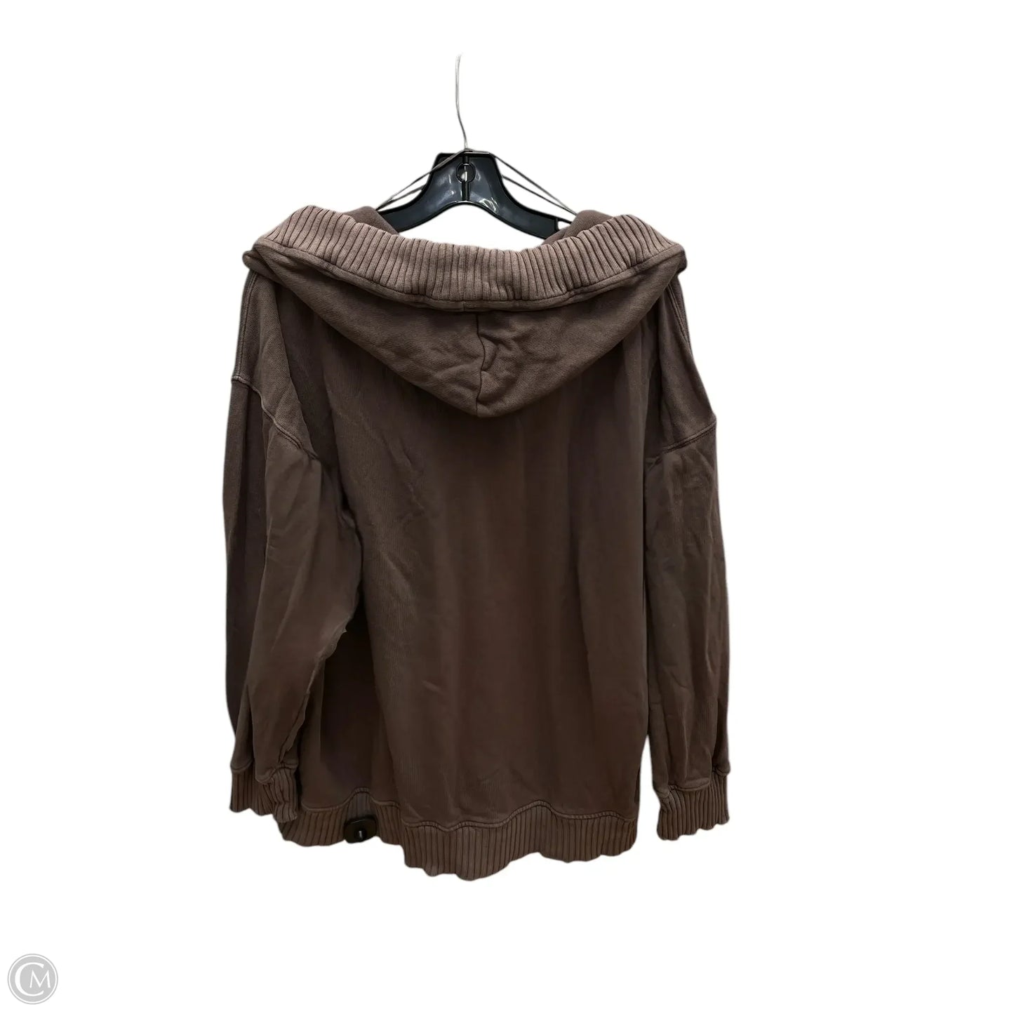 Sweatshirt Hoodie By Aerie In Brown, Size: M