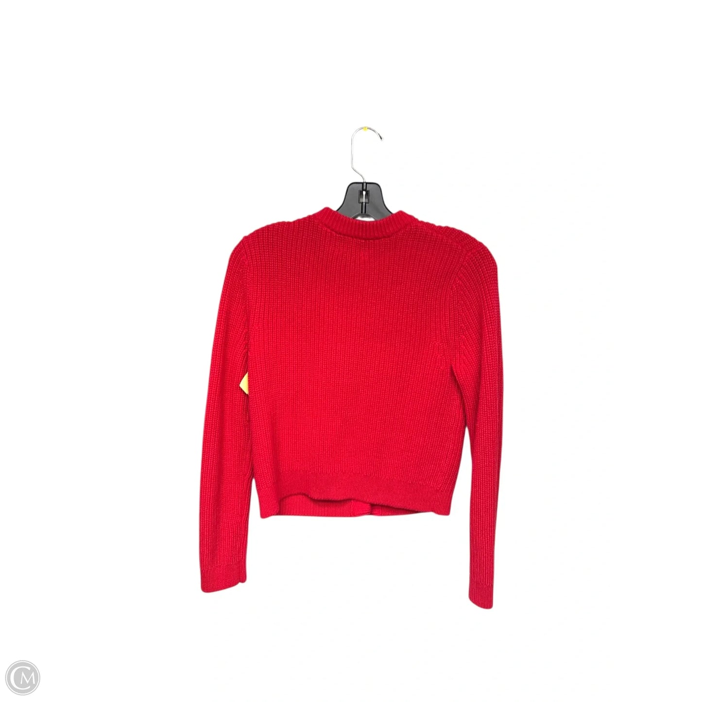 Cardigan By H&m In Red, Size: Xs