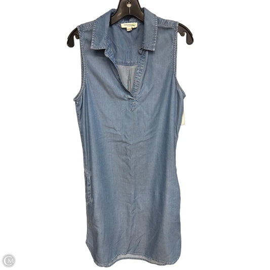 Dress Casual Maxi By Beachlunchlounge In Blue Denim, Size: L