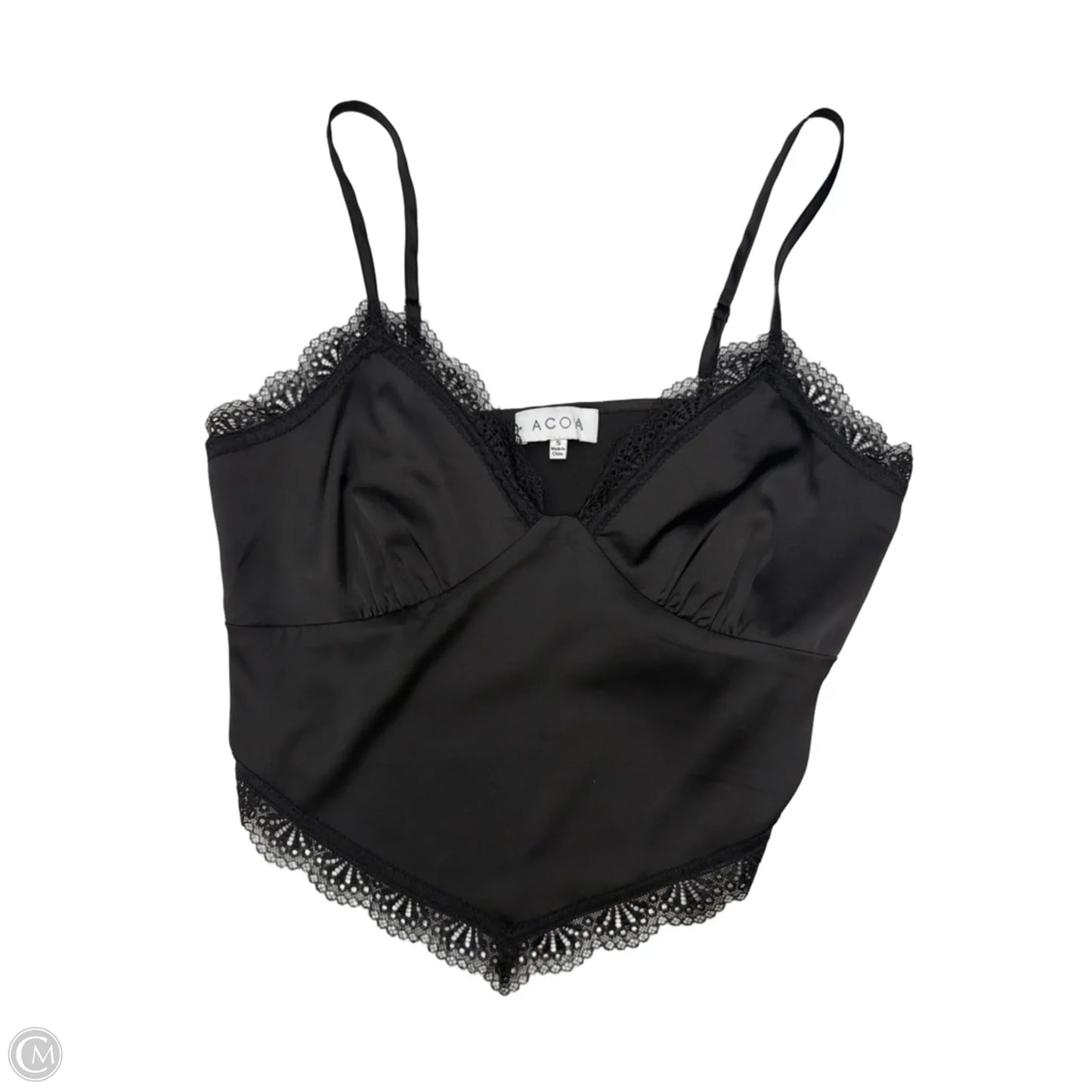 Top Sleeveless By ACOA In Black, Size: S